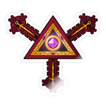 Load image into Gallery viewer, Teddy Templar Crest Sticker - transparent glossy