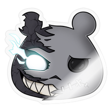 Load image into Gallery viewer, White Eyes Crest Sticker - transparent glossy