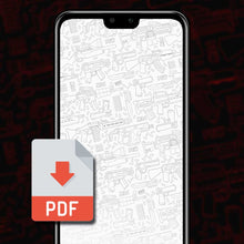Load image into Gallery viewer, The Armoury phone wallpaper pattern