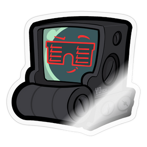 Tacticuties Reflex Optic 3" Sticker - transparent glossy