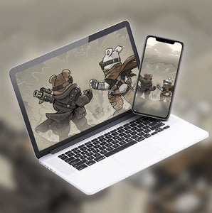 Tactical Teddies® Digital Wallpaper: Dust Storm 2