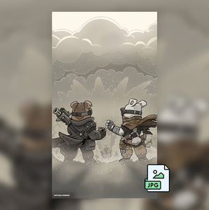 Tactical Teddies® Digital Wallpaper: Dust Storm 2