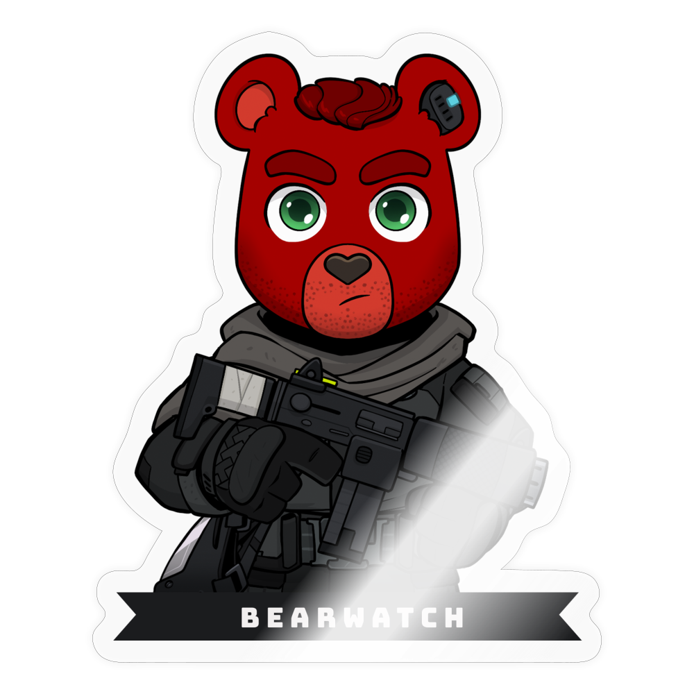 HIWEZ Squadron member: BEARWATCH - transparent glossy